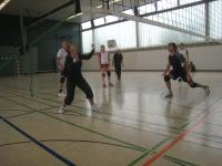 Gymnastik beim Volleyballspiel