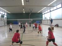 Überraschung beim Volleyball